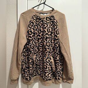 Women’s long sleeve cheetah shirt
